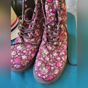 Doc Martens Boots floral page 7 dr marten's 8 hole air ware